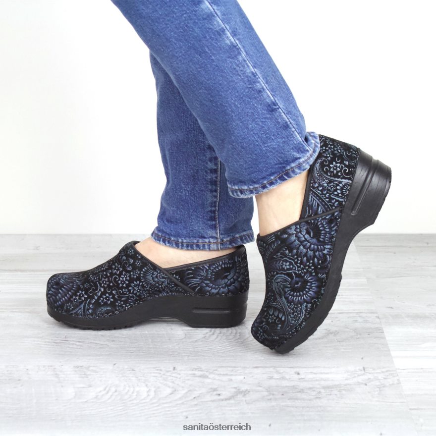 blaues Paisley Frauen Sanita Schuhe 0H42V211 boteh